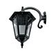 Turin Curved Arm Downward Wall Light Large Black - 16139