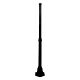 Turin 1.57 Meter Tall Base Exterior Post Black - 16046