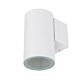 Piper 240V E27 Round Wall Pillar Light White - 49256