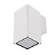 Piper 240V E27 12W LED Square Wall Pillar Light White / Warm White - 49267