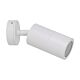 Shadow 240V GU10 Single Adjustable Wall Pillar Light White - 49042