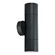 Shadow 240V GU10 Up/Down Wall Pillar Light Black - 49021