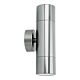 Shadow 240V GU10 Up/Down Wall Pillar Light Titanium Silver - 49023