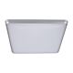 Solar 25 Watt Slimline Dimmable Square LED Ceiling Light Silver / Warm White - 20932