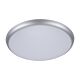 Solar 35 Watt Slimline Dimmable Round LED Ceiling Light Silver / Warm White - 20910