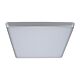 Solar 35 Watt Slimline Dimmable Square LED Ceiling Light Silver / White - 20937