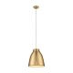 Zoey 260mm 1 Light Pendant Brushed Brass - 31374