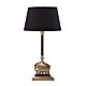 Sabu Table Lamp Dark Antique Brass With Shade - ELANK29212DKABBLK