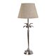 Casablanca Table Lamp Antique Silver With Shade - ELANK58785ANTSIL