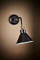 Nevada Wall Lamp Black - ELANK60139