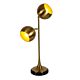 Hawai 2 Light Table Lamp Antique Brass - ELDAN365AB