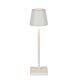 Lorenzo 3.5W LED Rechargeable Touch Table Lamp White / Warm White - ELDAN9569WH