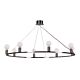 Yves 8 Light Chandelier Nickel - ELFAB4000700