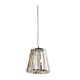 Moulin 1 Light Pendant Small Shiny Nickel - ELGOL2116D26CR