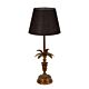 Dixon Table Lamp Brown With Ivory Black / Silver - ELHK2107