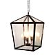 Melrose Industrial 3 Light Pendant Black - ELHK2128