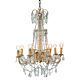 Toulon Chandelier Antique Brass - ELLI05146