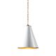 Monte Carlo Small Pendant White / Brass - ELPIM51946SAB