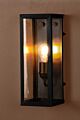 Goodman 1 Light Small Wall Lantern Black - ELPIM52204FLBR