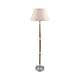 Brunswick 1 Ligh Floor Lamp Silver Timber Base With Shade - ELPIM59592ASBASE