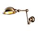 Lincoln 1 Light Swing Arm Wall Lamp Brass - ELPIM59857AB