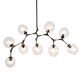 Replica Lindsey Adelman Branch Bubble Pendant 9 Heads Venos Gunmetal Grey - ELRGB09B