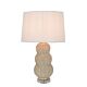 Sea Urchins Ceramic Table Lamp Cream With Shade - ELTIQ103141