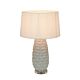 Thurntree Coral Ceramic Table Lamp White With Ivory Shade - ELTIQ103172