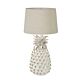 Pineapple Table Lamp White With Shade - ELTIQ10789