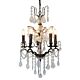 Venice 5 Light Chandelier Iron Black With Silver Dotted - ELZR3021BS