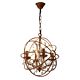 Sundance 4 Light Chandelier Small Rust - ELZRD6002-4OR