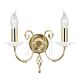 Aegean Twin Wall Light Polished Brass - AG2-PB