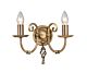 Artisan 2 Light Wall Light Aged Brass - ART2 AGD BRASS