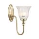 Blake 1 Light Wall Light Polished Brass - BATH/BLAKE1 PB