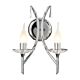 Bathroom Brightwell Twin Wall Light Chrome - BATH/BR2 Chrome