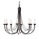 Carisbrooke 8 Light Chandelier Black - CB8 BLACK