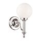 Carroll 1 Light Wall Light Polished Nickel - BATH/CARROLL4 PN