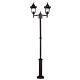 Chapel Twin Lamp Post Black - CP8