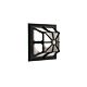 Chapel Ceiling / Wall Flush Mout Black - CP12