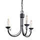 Chartwell 3 Light Chandelier Black - CH3 BLACK