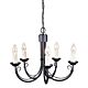 Chartwell 5 Light Chandelier Black - CH5 BLACK