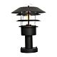 Helsingor Pedestal Lantern Black - HELSINGOR PED BK