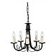 Minster 5 Light Chandelier Black - MN5 BLACK