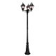 Norfolk Triple Lamp Post Black - NR8