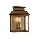 Old Bailey Wall Lantern Aged Brass - OLD BAILEY BR