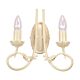 Olivia 2 Light Wall Light Ivory / Gold - OV2 IVORY/GOLD