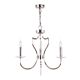 Pimlico 3 Light Chandelier Polished Nickel - PM3 PL