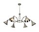 Provence 6 Light Chandelier Polished Nickel - ELS.PV6 PN