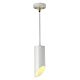 Quinto 1 Light Pendant White / Aged Brass - QUINTO1P WAB