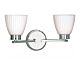 Wallingford 2 Light Wall Light Polished Chrome - BATH/WL2